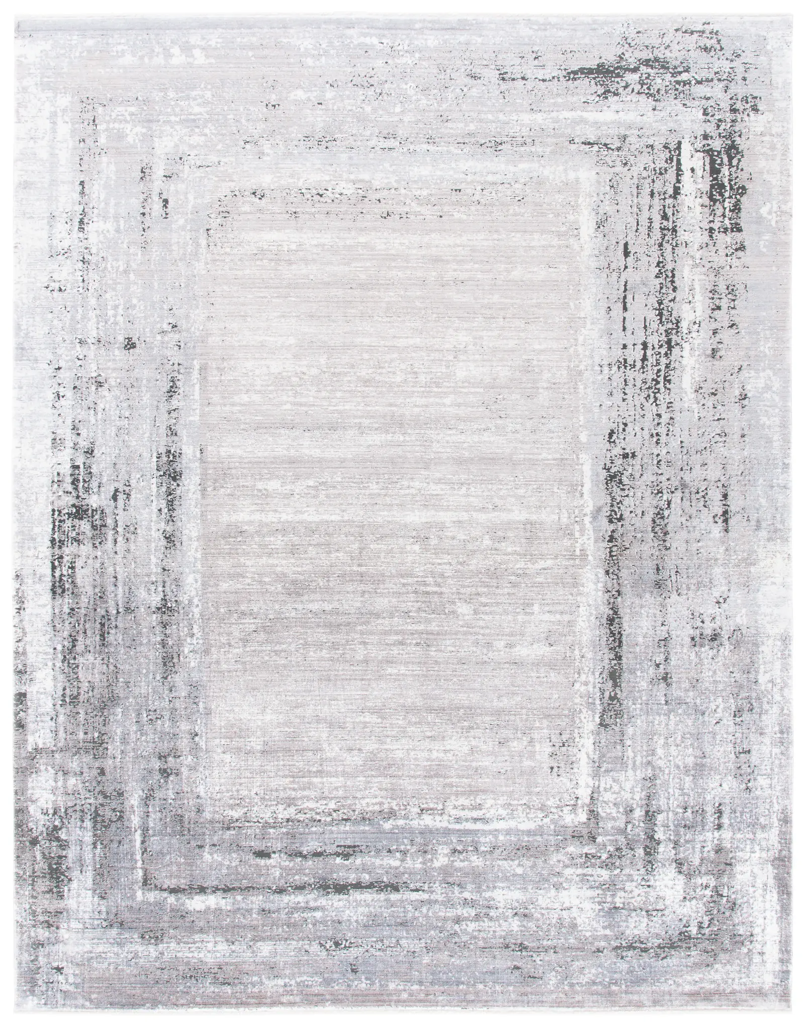 Eclipse Framed Abstract Rug