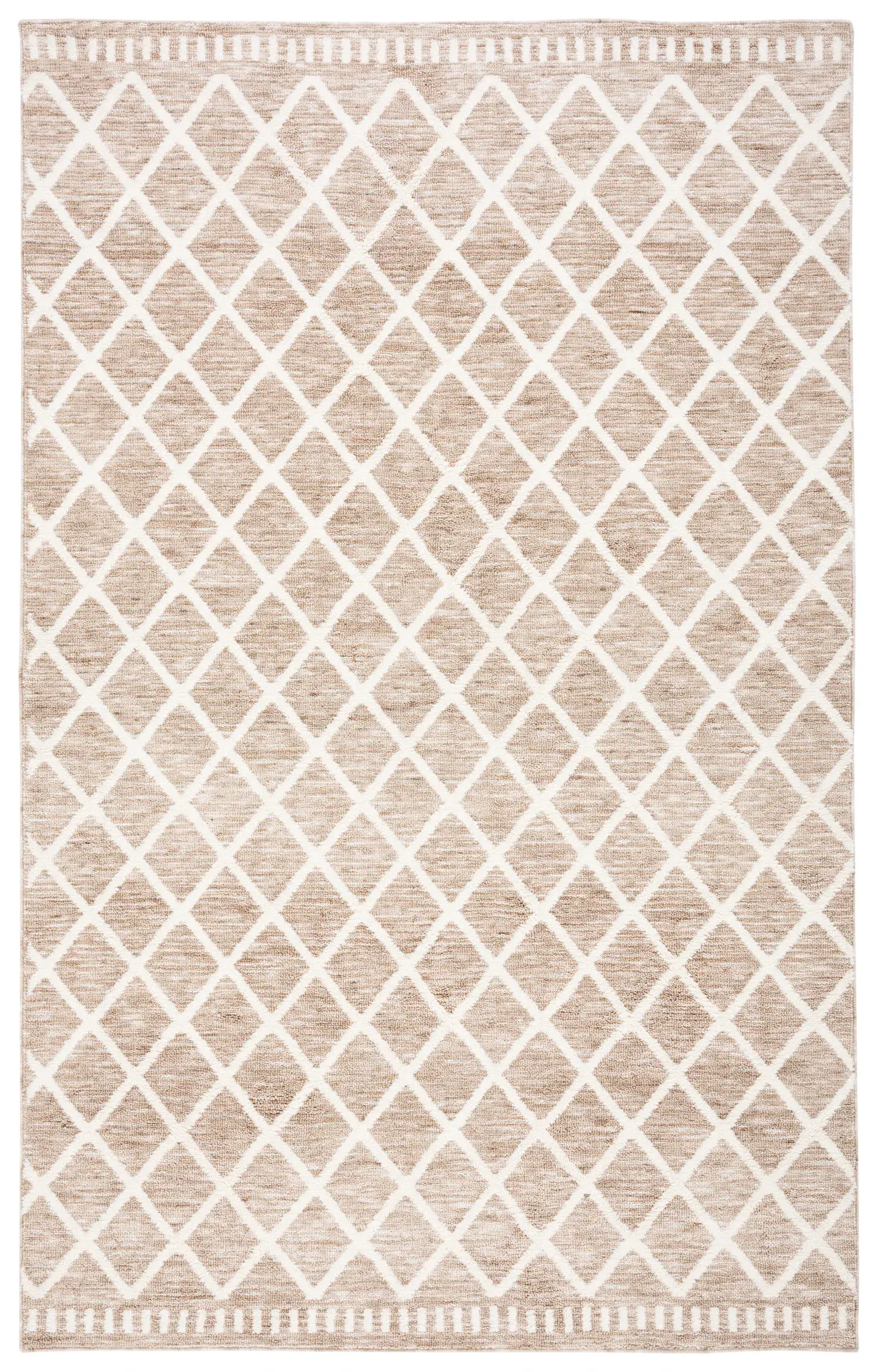 Easy Care Geometric Trellis Washable Rug