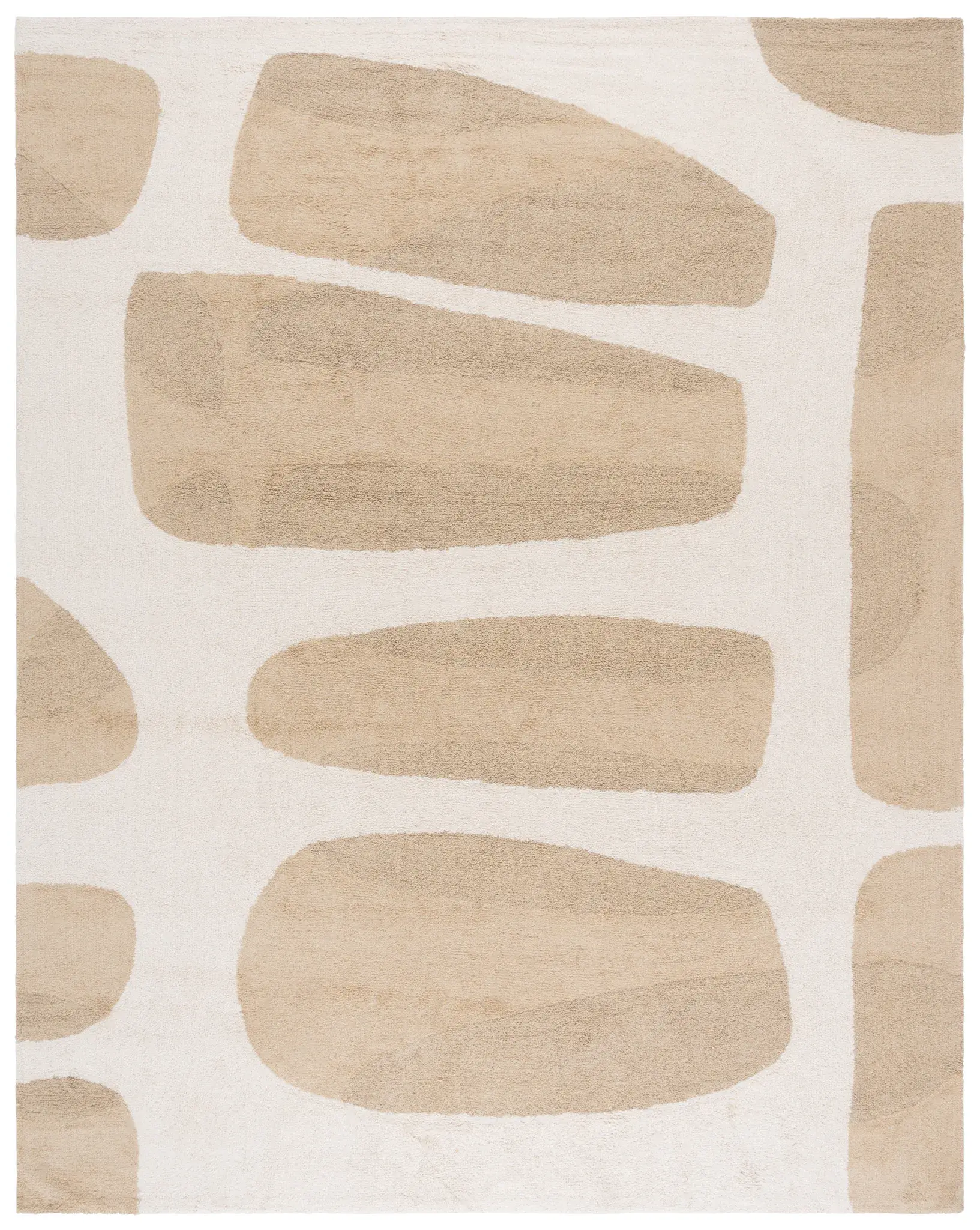 Easy Care Organic Shapes Cotton Washable Rug