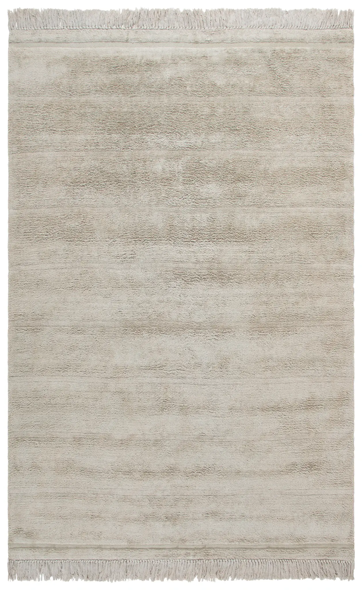 Easy Care Solid Ribbed Hand-Woven Cotton Washable Rug