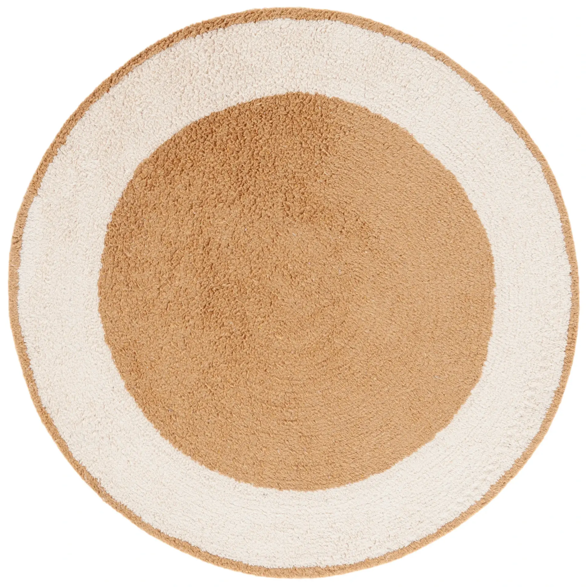 Easy Care Bordered Hand-Tufted Cotton Washable Rug