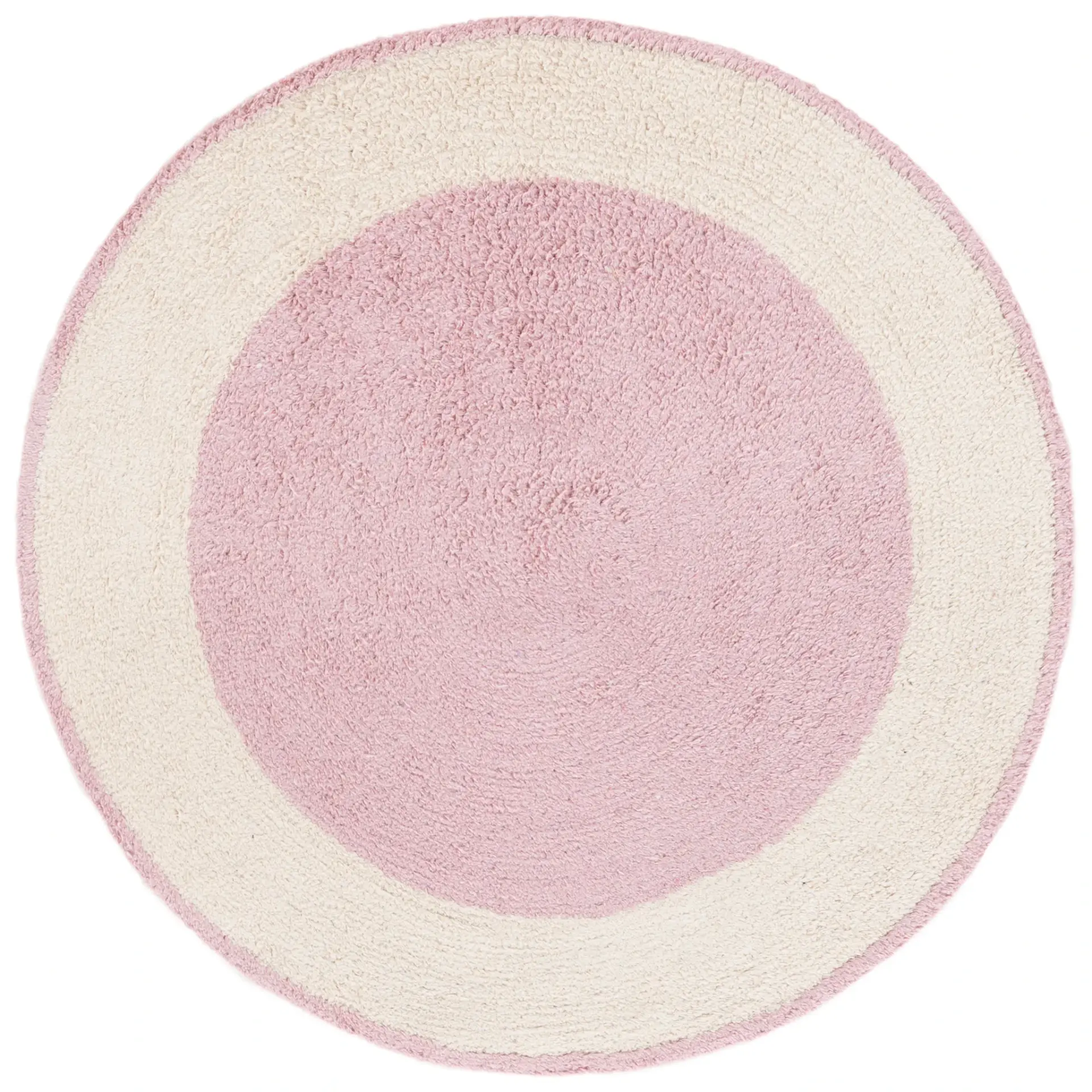 Easy Care Bordered Hand-Tufted Cotton Washable Rug