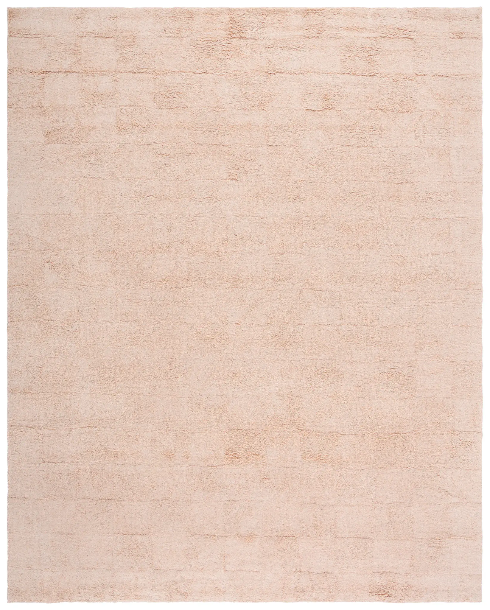 Easy Care Textured Grid Cotton Washable Rug