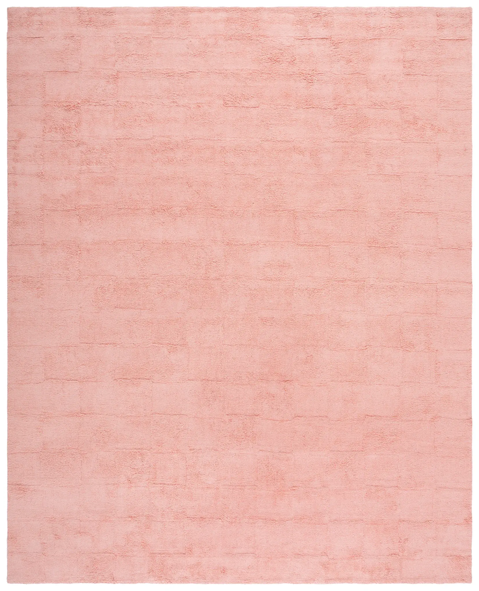 Easy Care Textured Grid Cotton Washable Rug