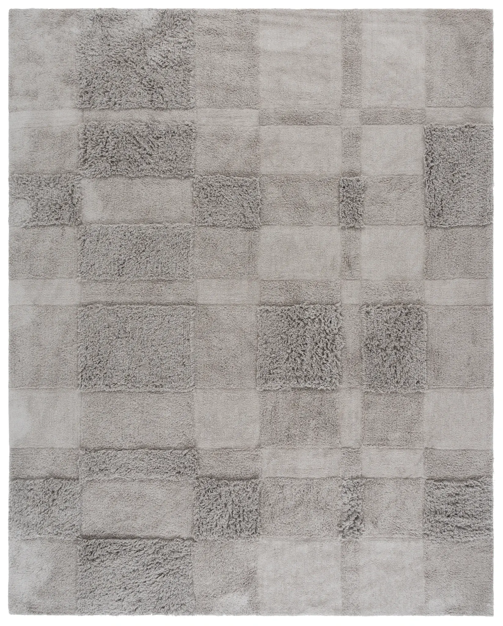 Easy Care Checkered Cotton Washable Rug