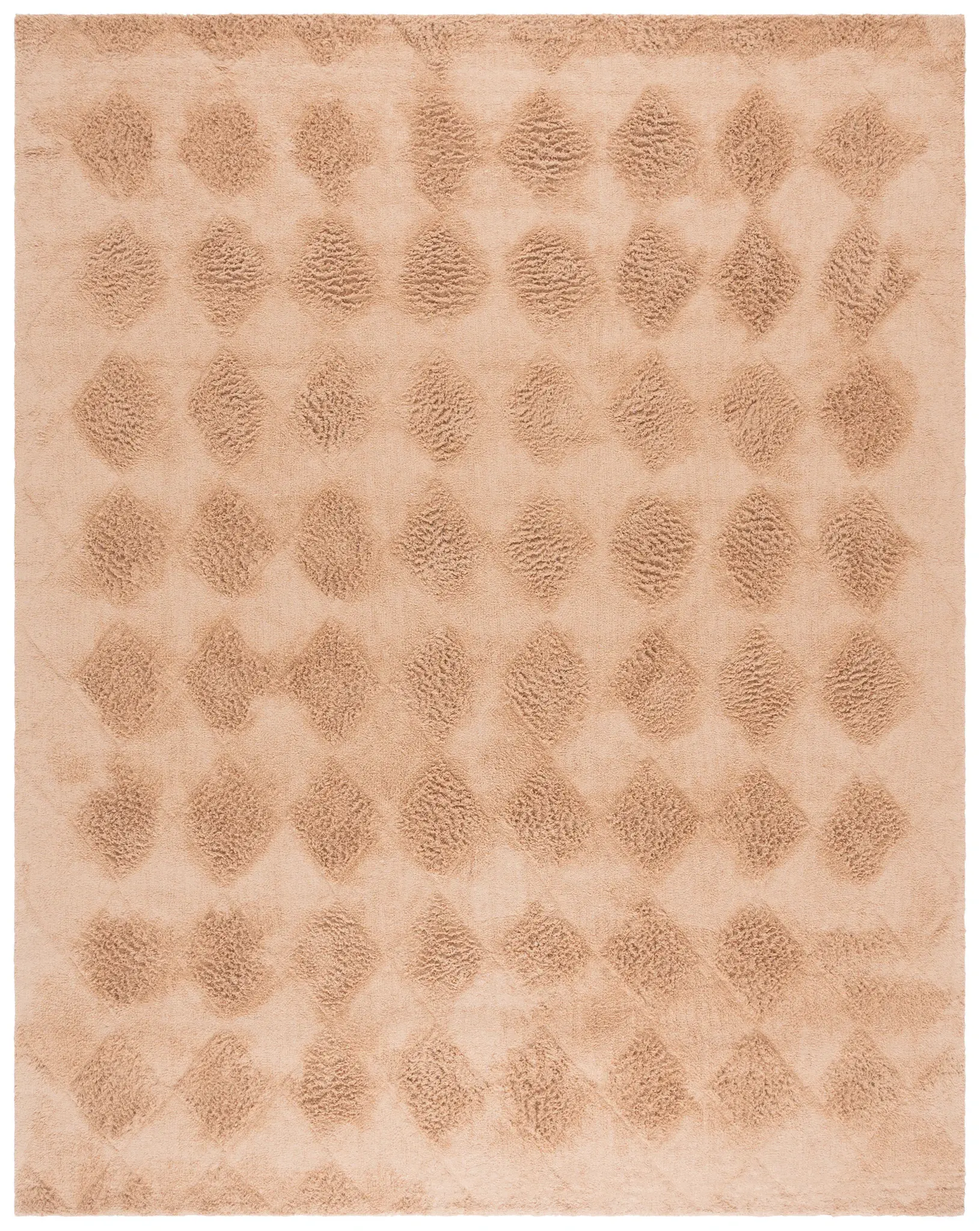 Easy Care Carved Diamond Cotton Washable Rug