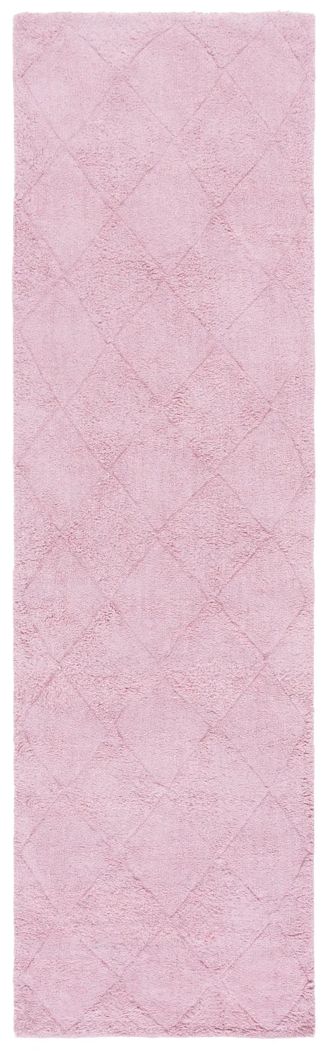 Easy Care Carved Diamond Cotton Washable Rug