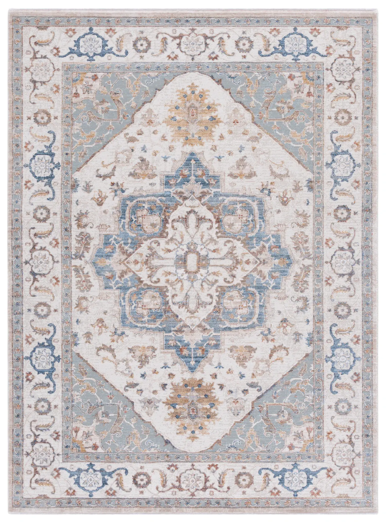 Ellwood Medallion Bordered Rug