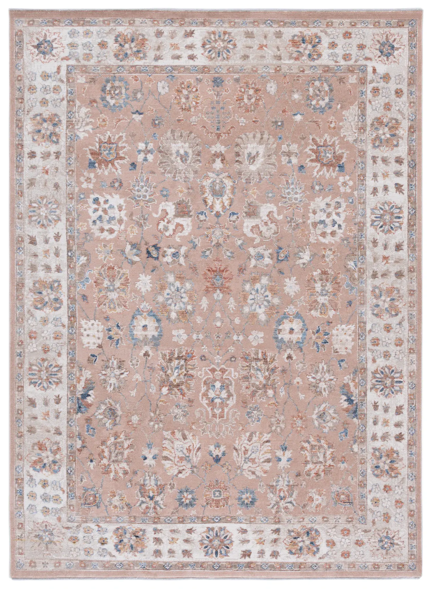 Ellwood Floral Bordered Rug