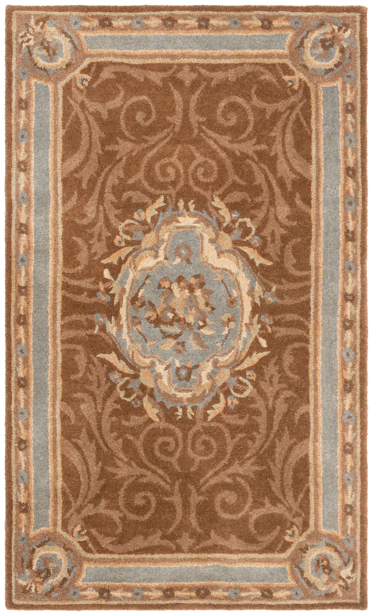 Empire Floral Medallion Hand-Tufted Wool Rug