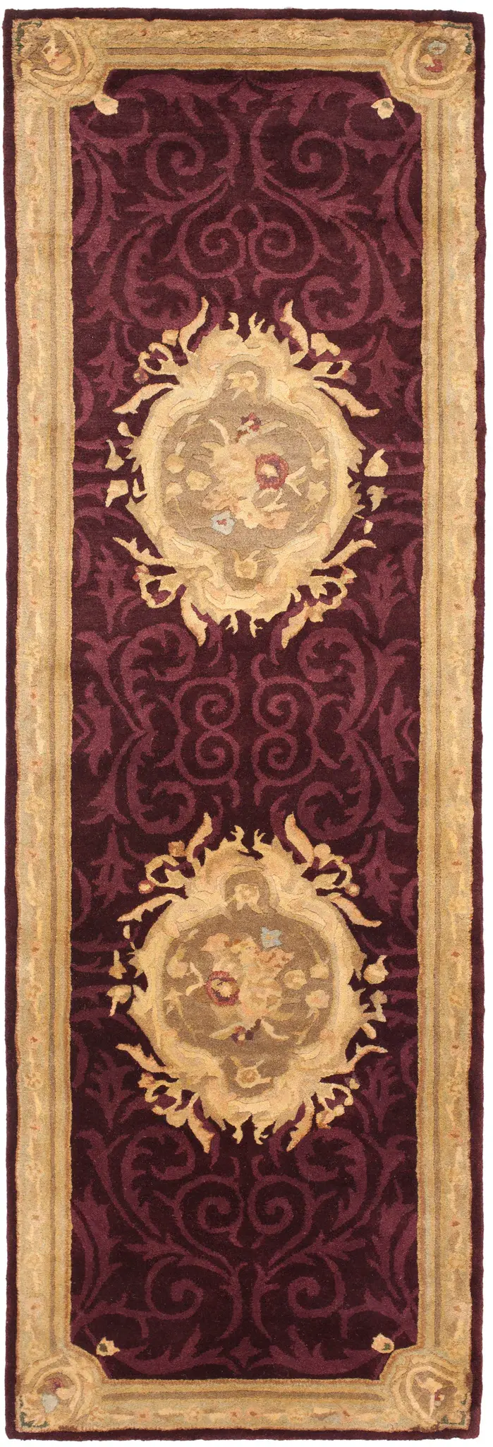 Empire Floral Medallion Hand-Tufted Wool Rug