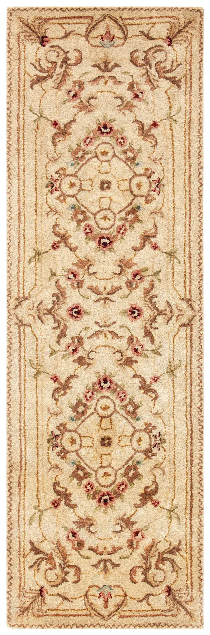 Empire Cartouche Medallion Hand-Tufted Wool Rug