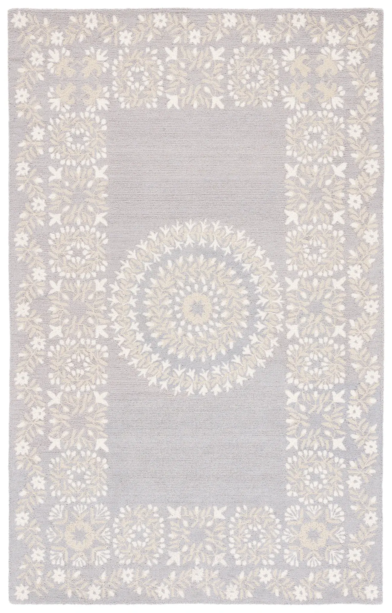 Empire Botanical Medallion Hand-Tufted Wool Rug