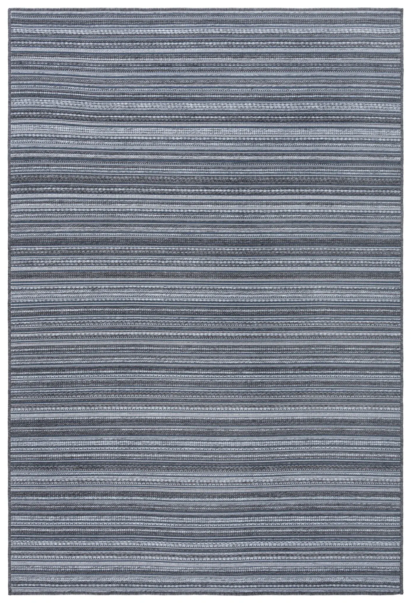 Escape Banded Stripe Washable Rug