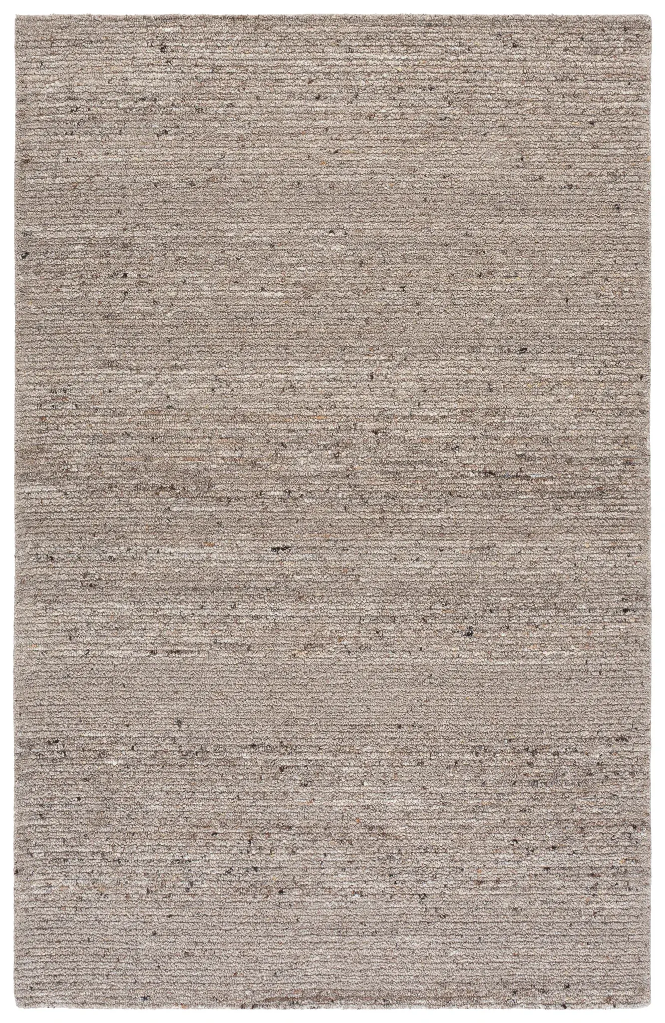 Earthly Ribbed Hand-Tufted Wool Rug
