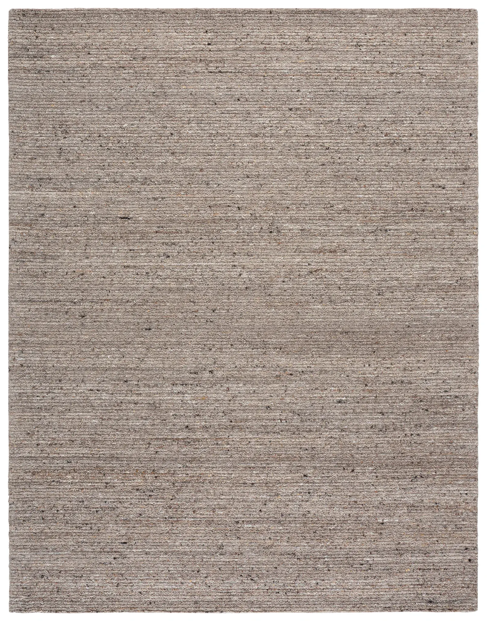 Earthly Ribbed Hand-Tufted Wool Rug
