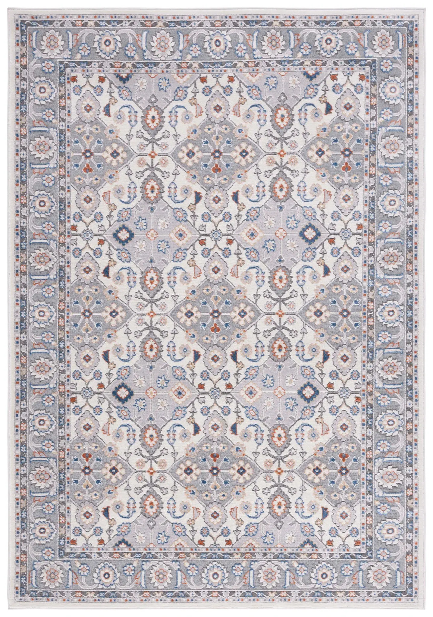 Eternal Floral Bordered Rug