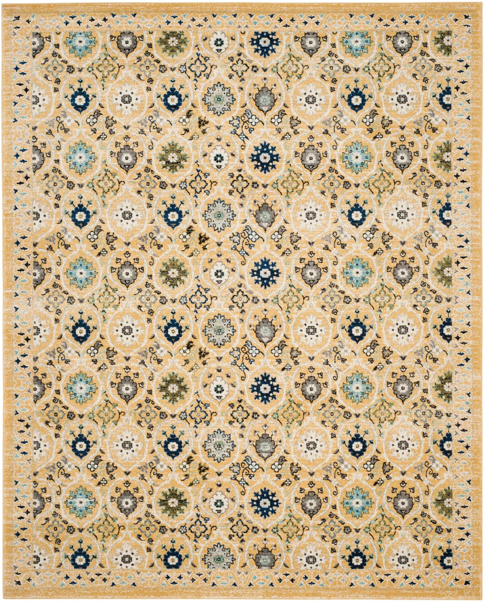 Evoke Floral Lattice Rug