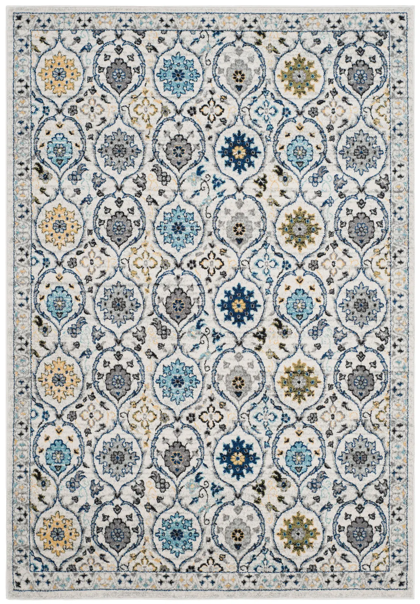 Evoke Floral Lattice Rug