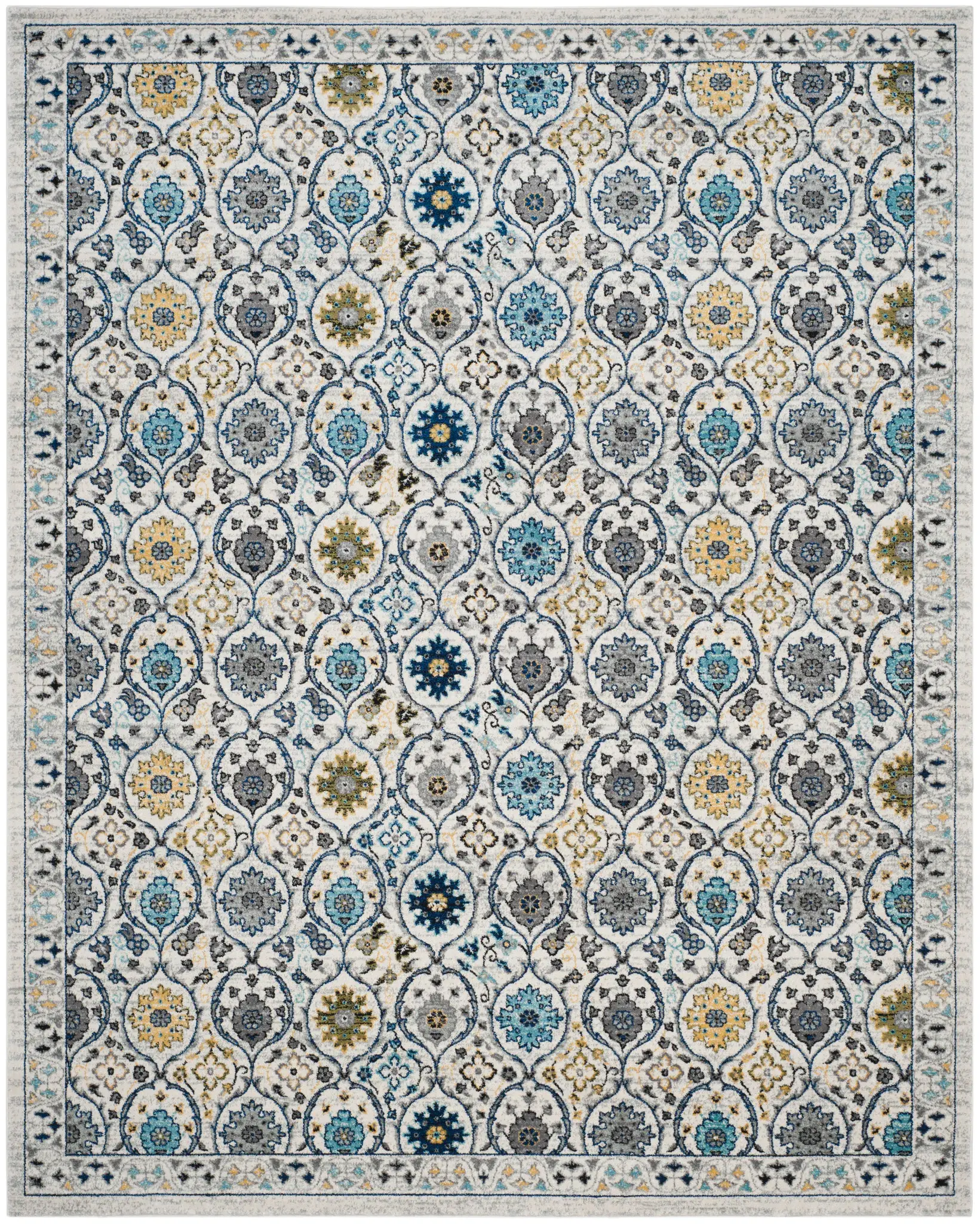 Evoke Floral Lattice Rug