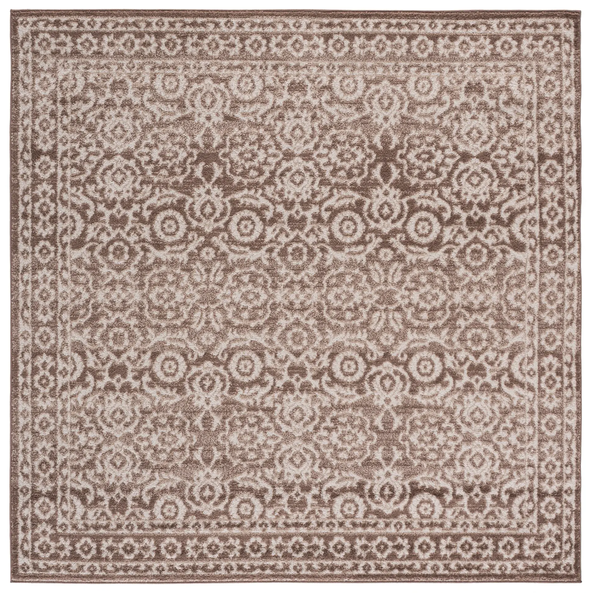 Evoke Floral Bordered Rug