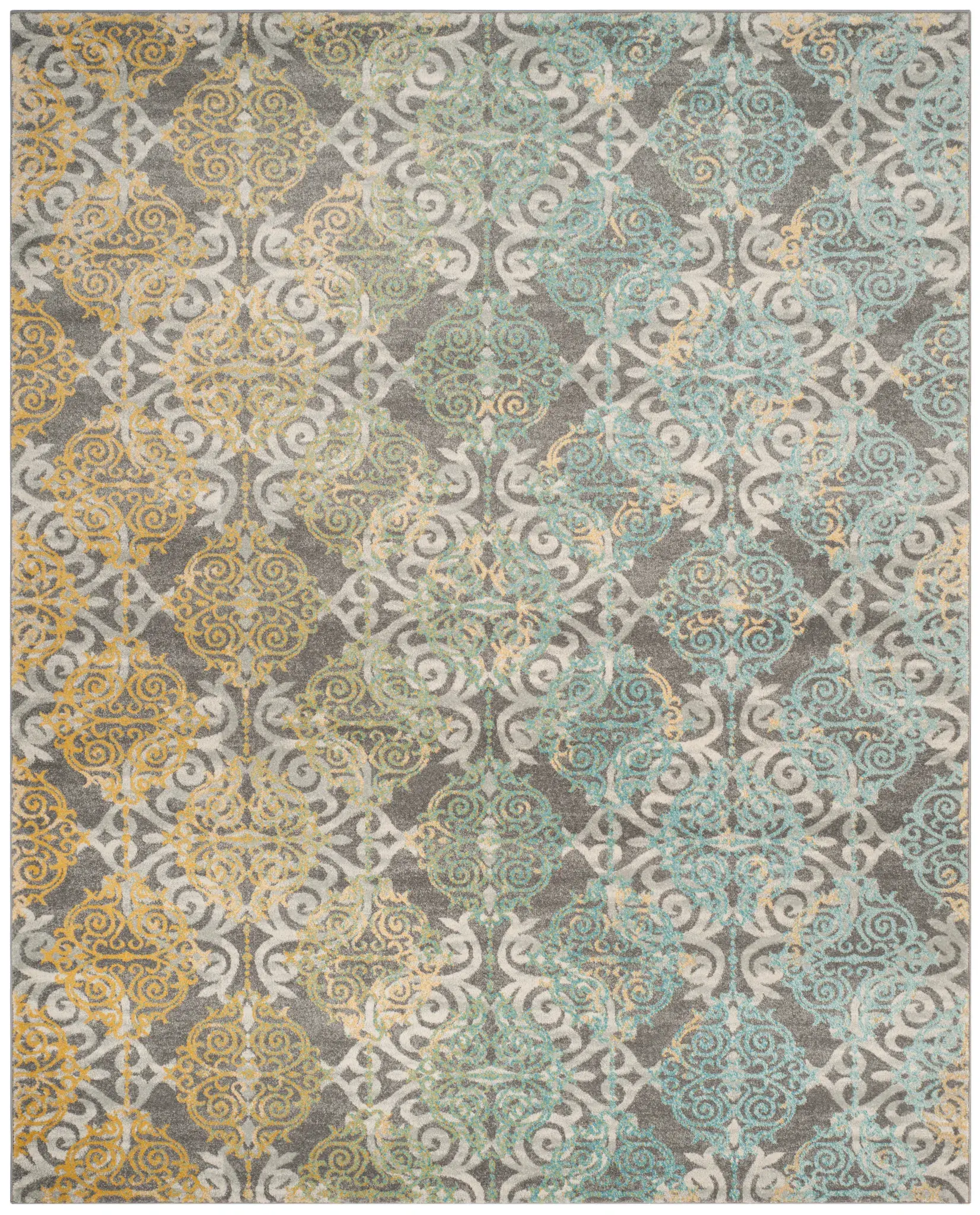 Evoke Scrolling Medallion Rug