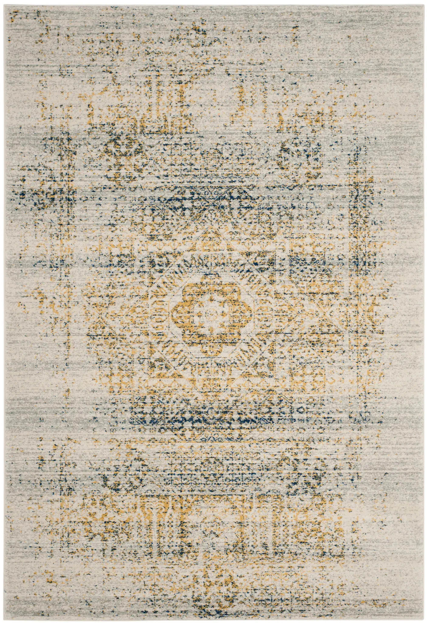 Evoke Faded Medallion Rug