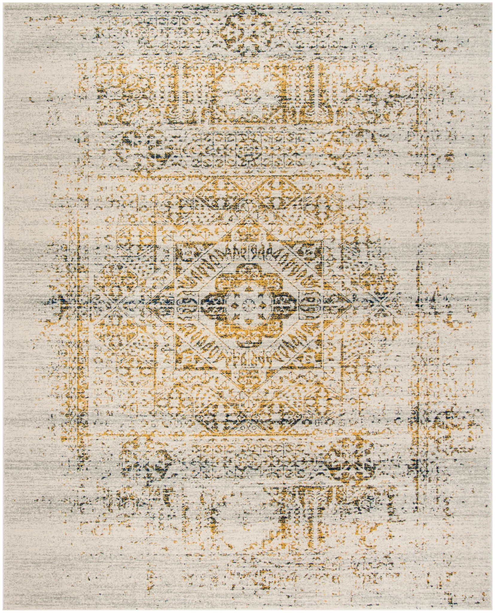 Evoke Faded Medallion Rug