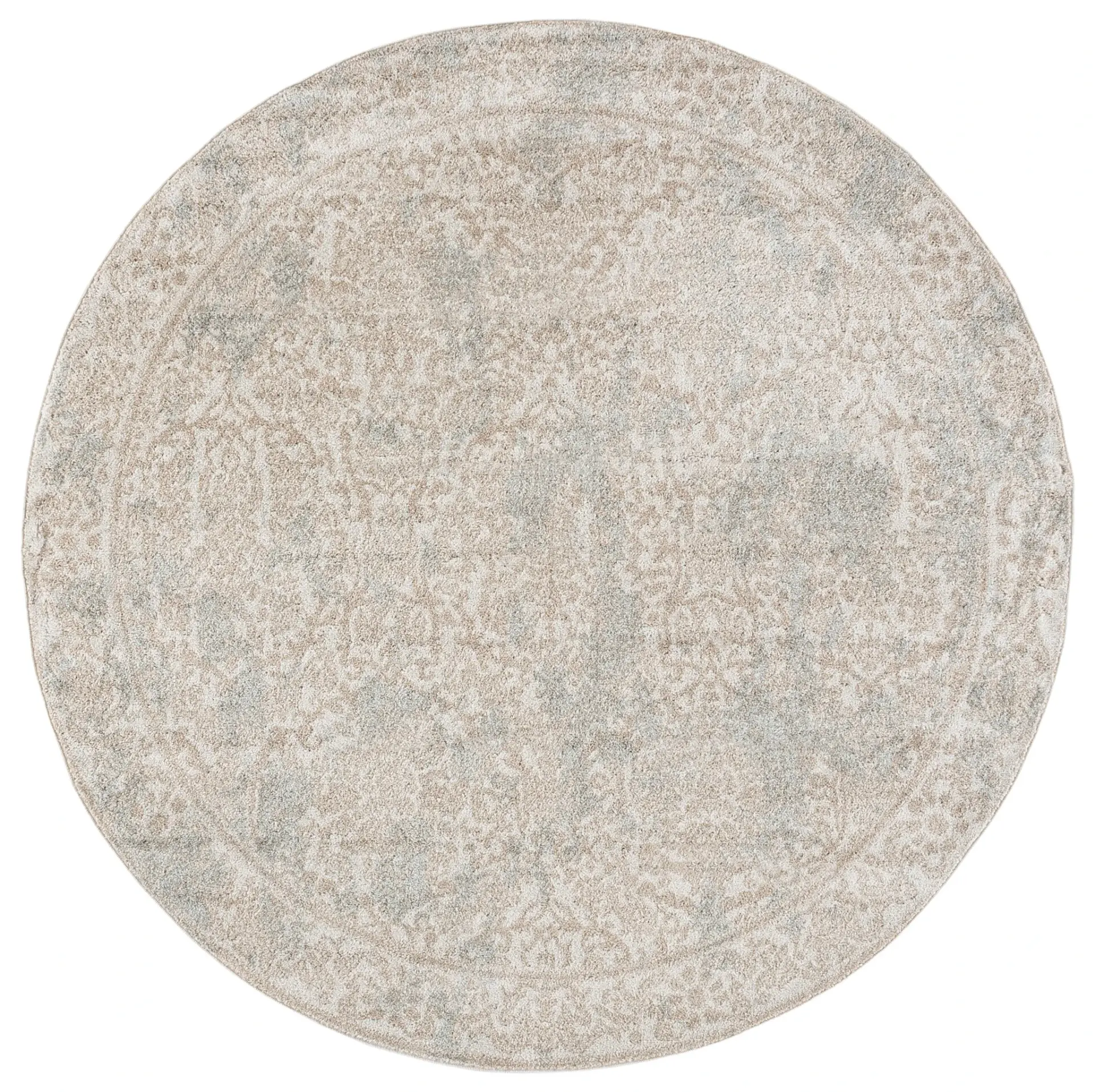 Evoke Distressed Damask Rug