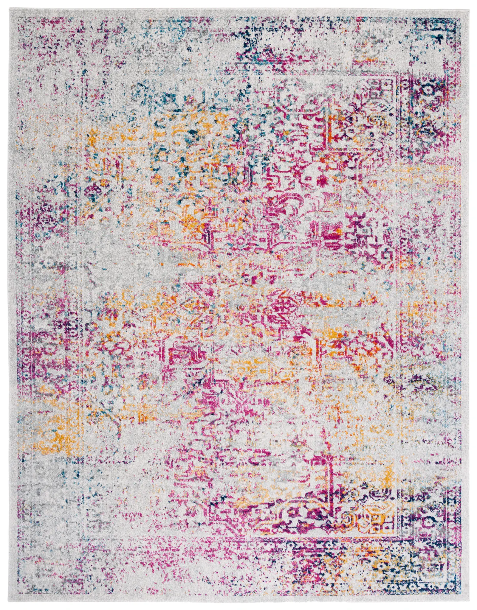 Evoke Distressed Medallion Rug