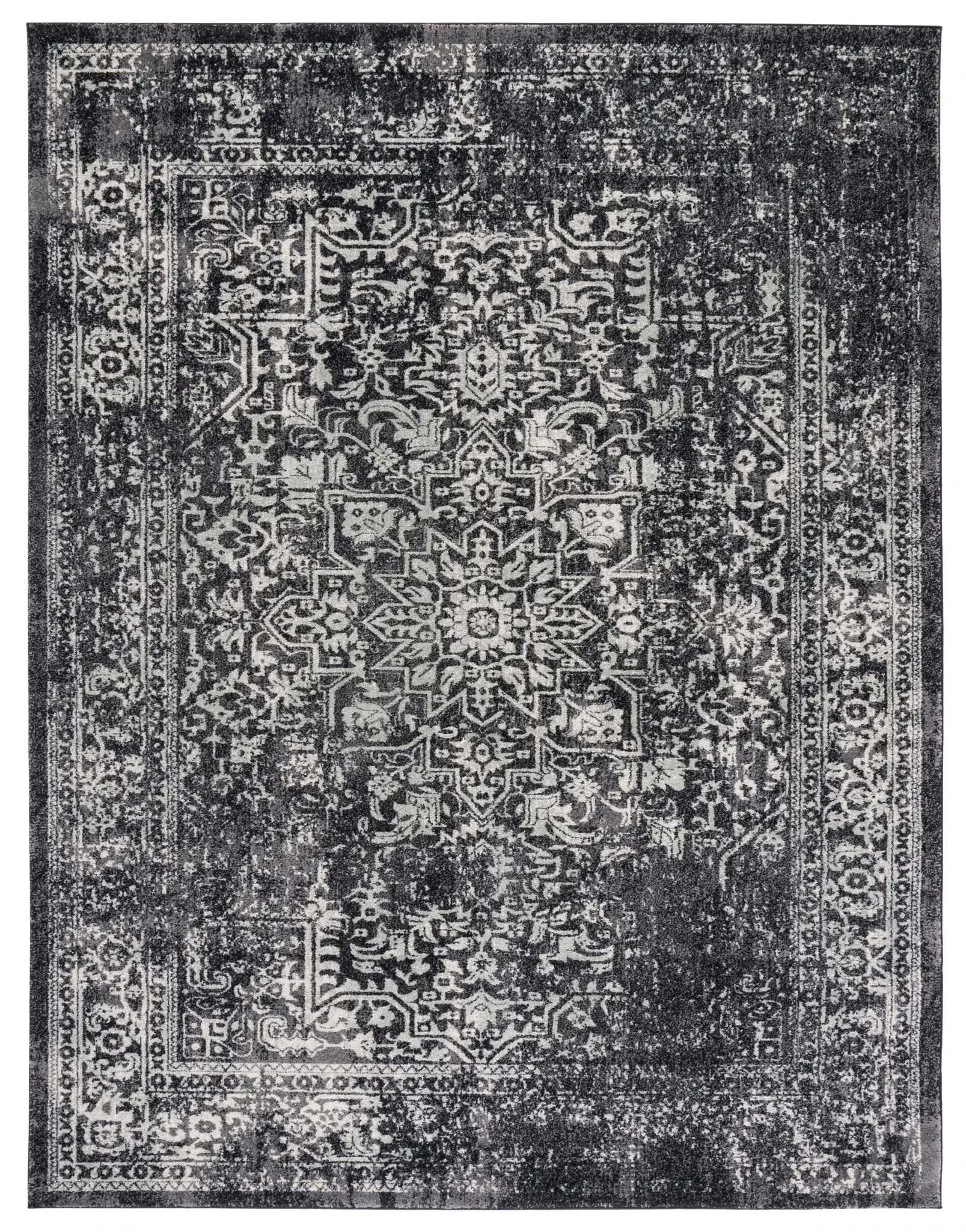 Evoke Distressed Medallion Rug