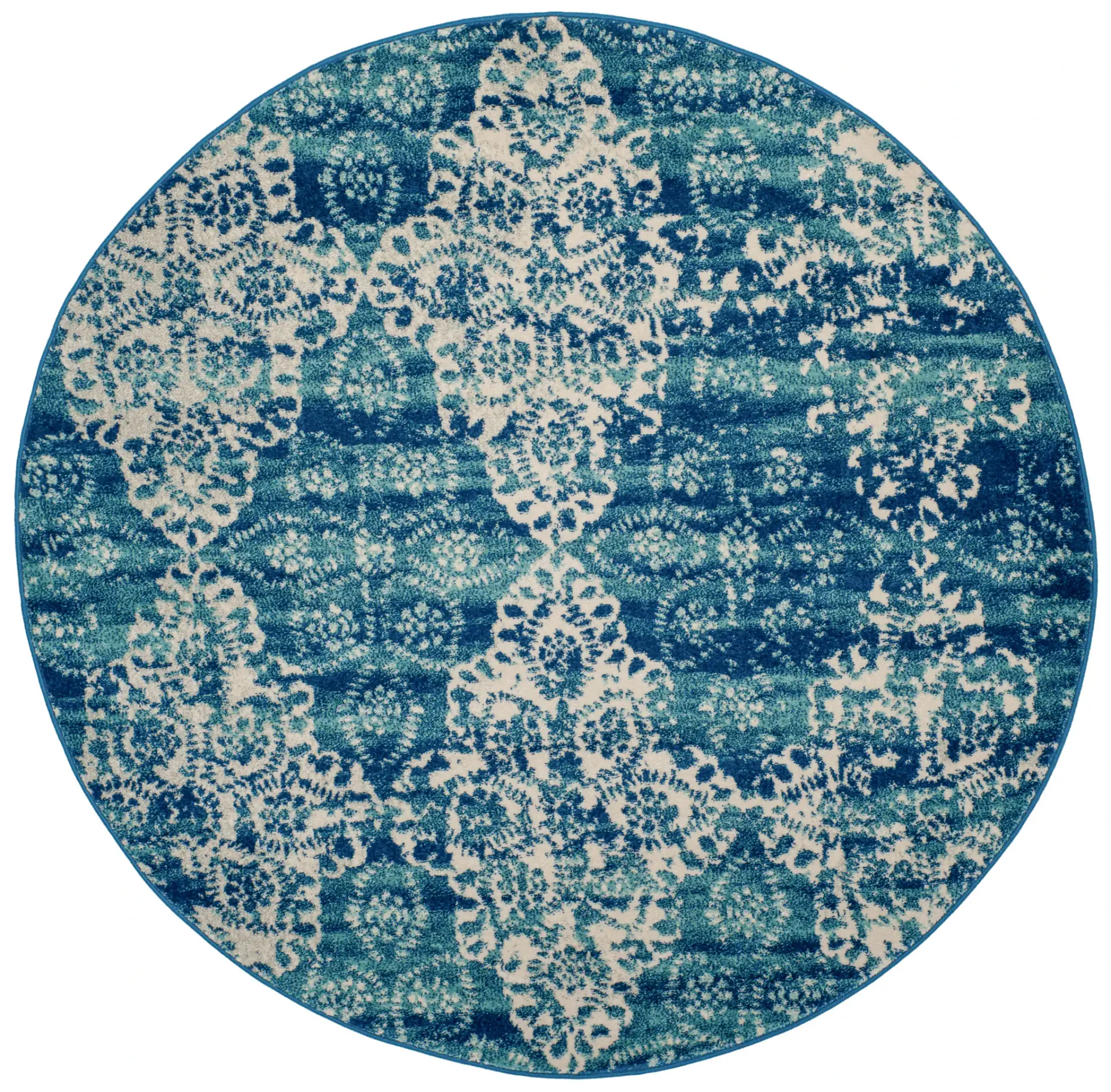 Evoke Distressed Lace Ogee Rug