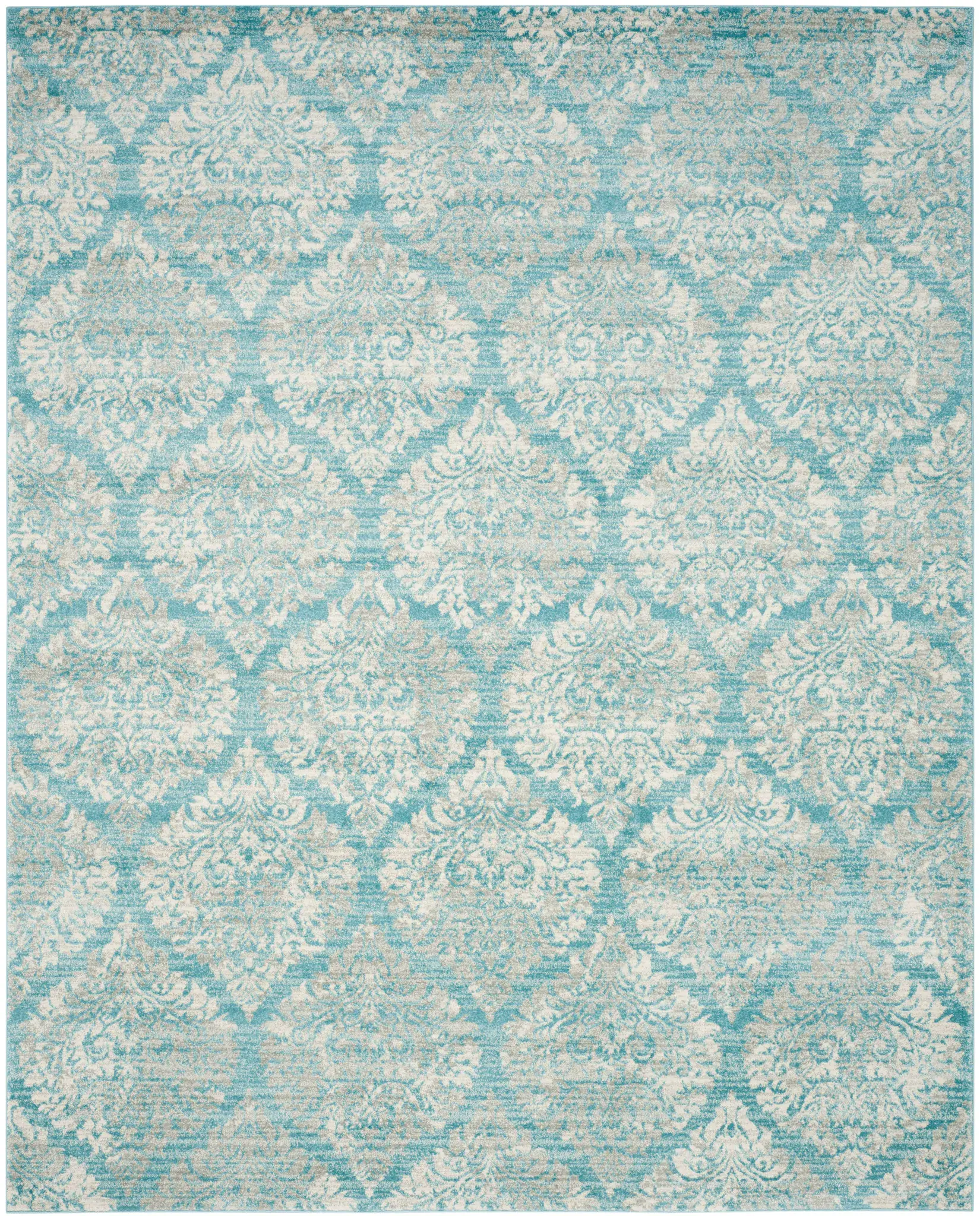 Evoke Allover Damask Rug