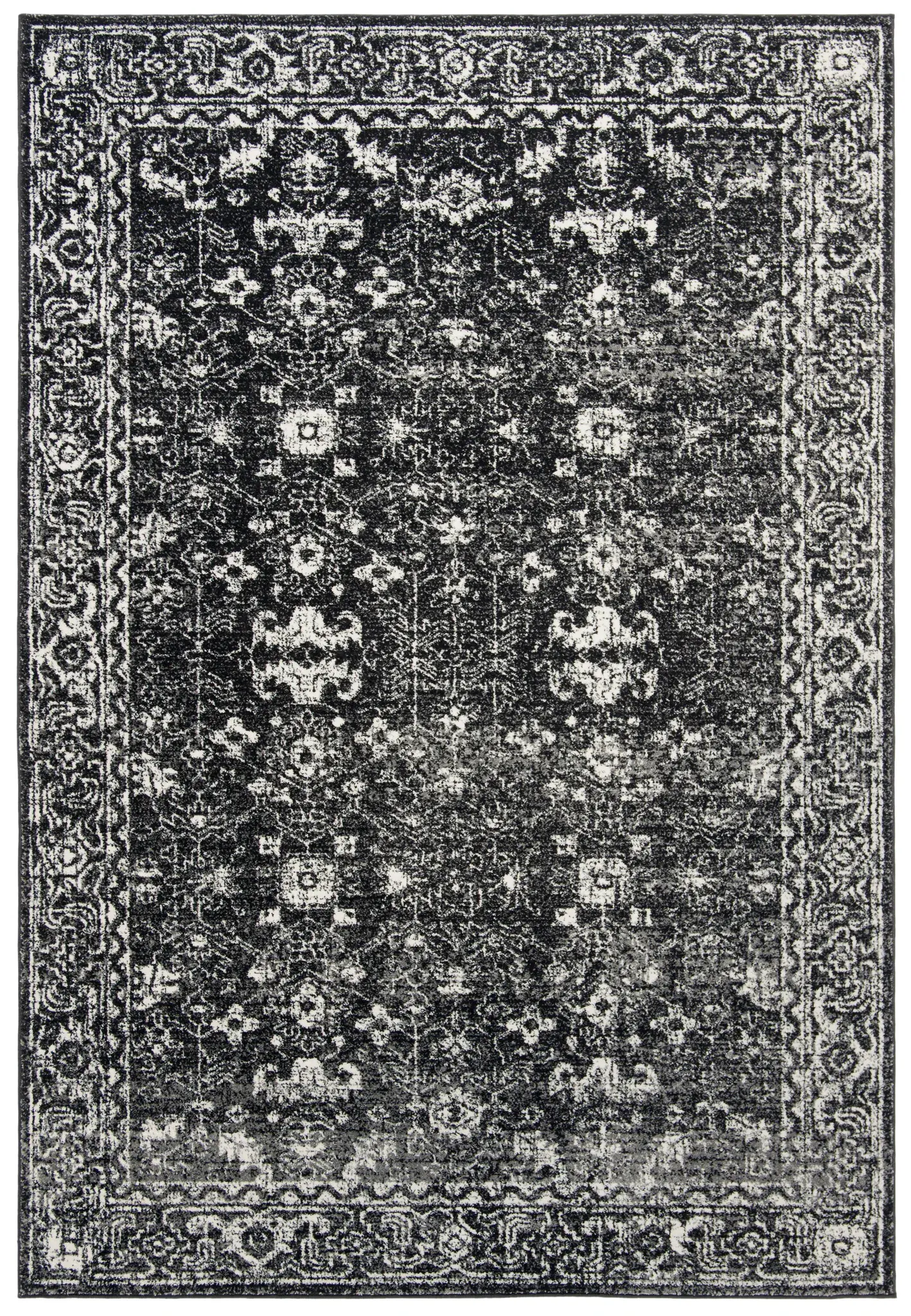 Evoke Distressed Bordered Rug