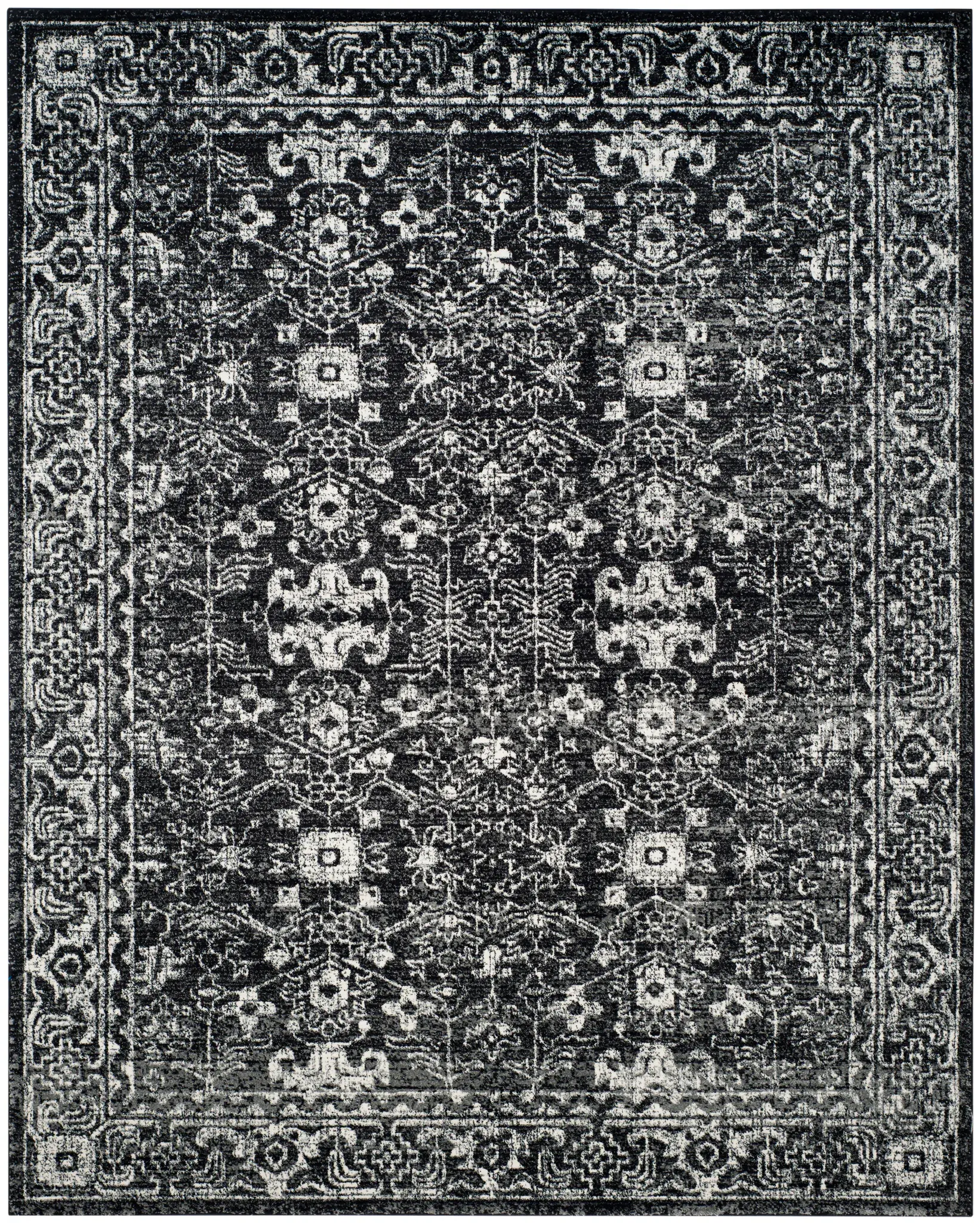 Evoke Distressed Bordered Rug