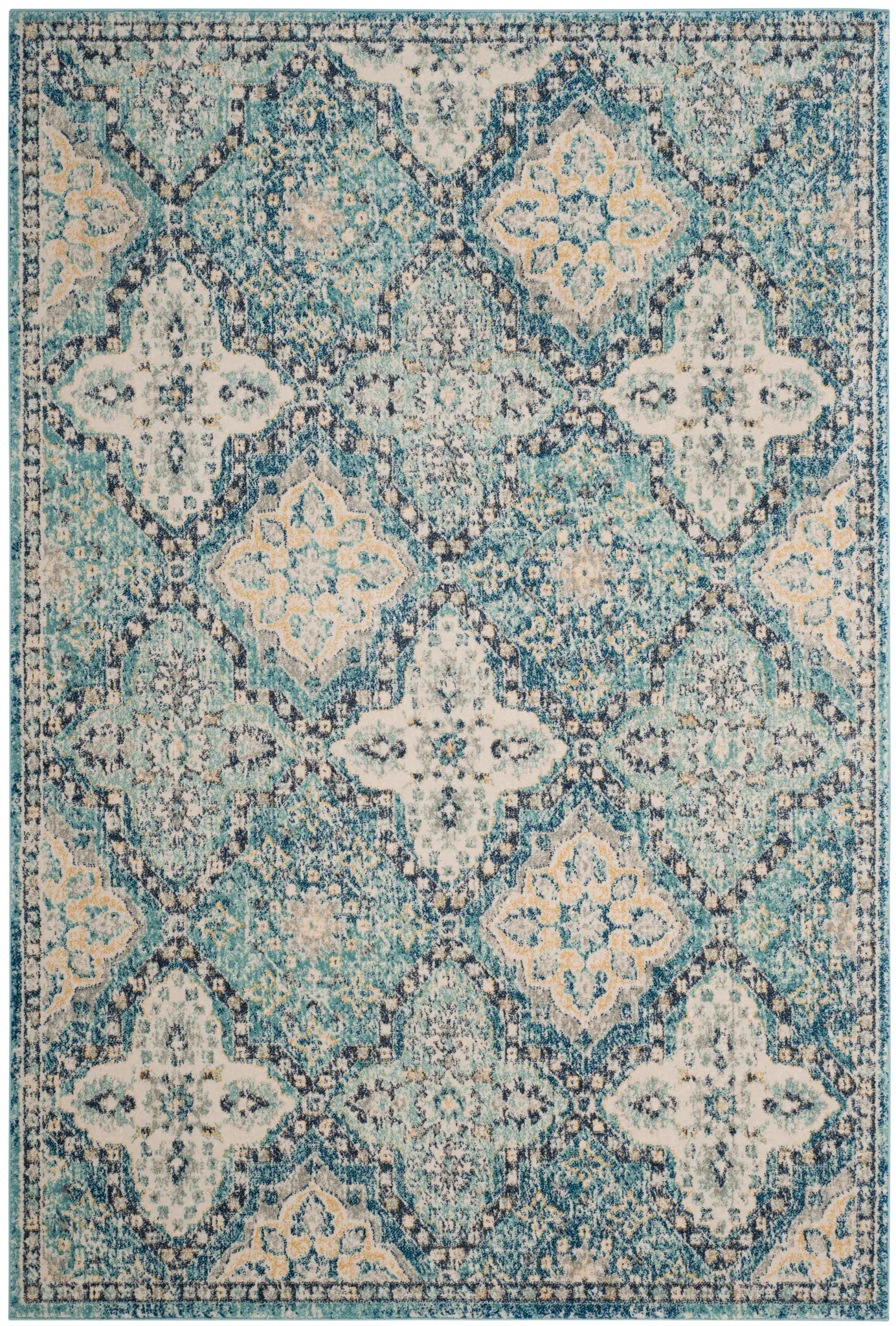 Evoke Medallion Tile Rug