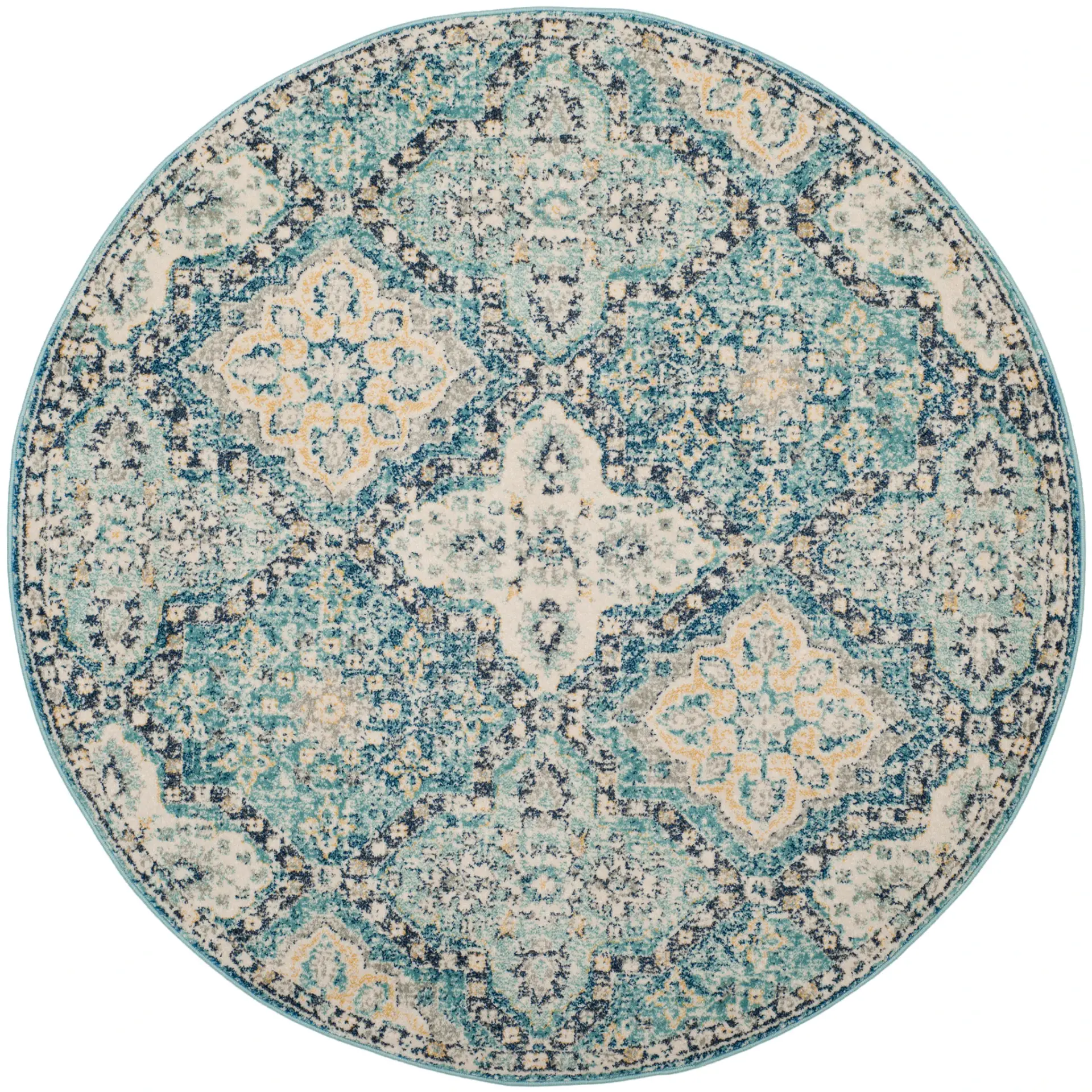 Evoke Medallion Tile Rug