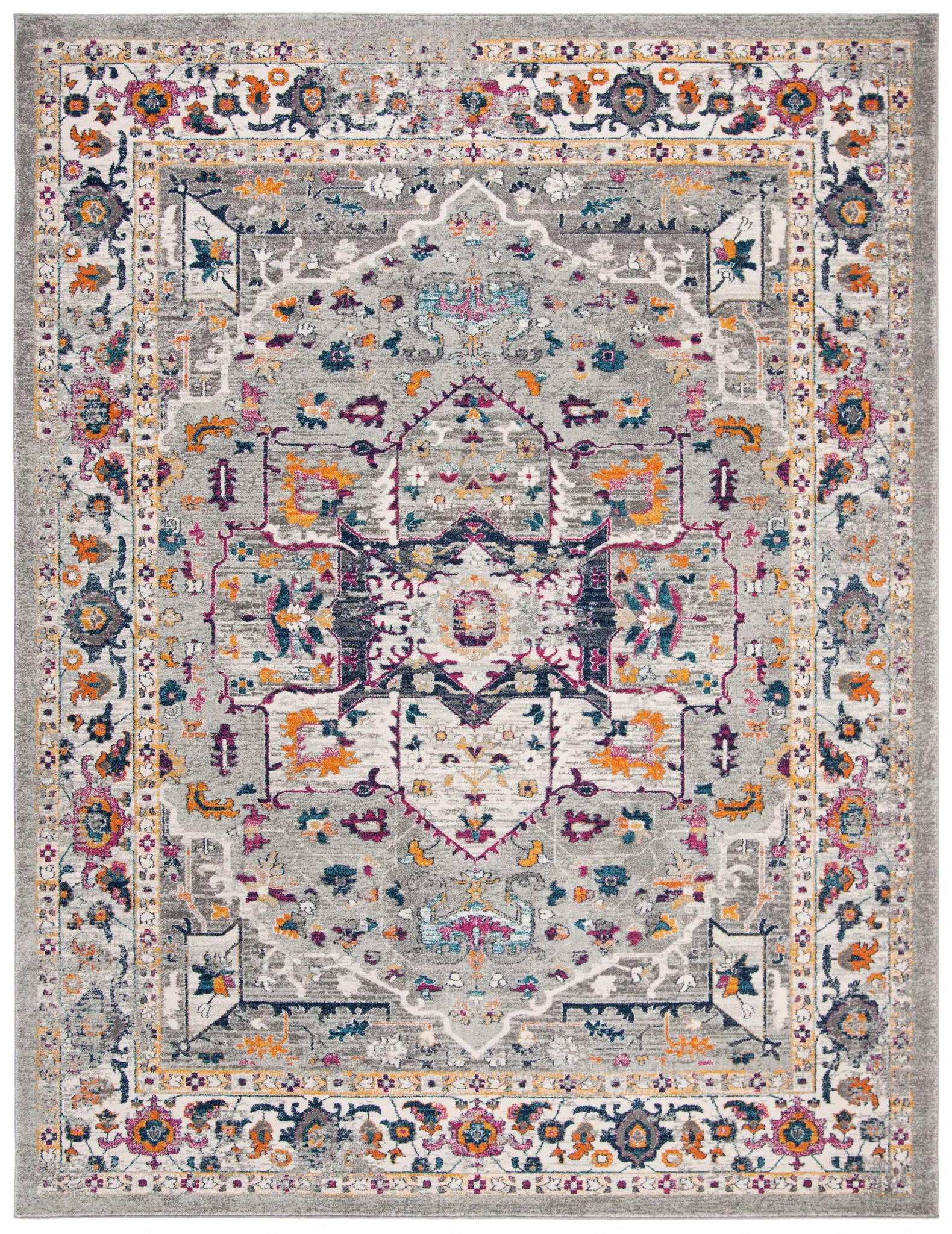 Evoke Medallion Border Rug