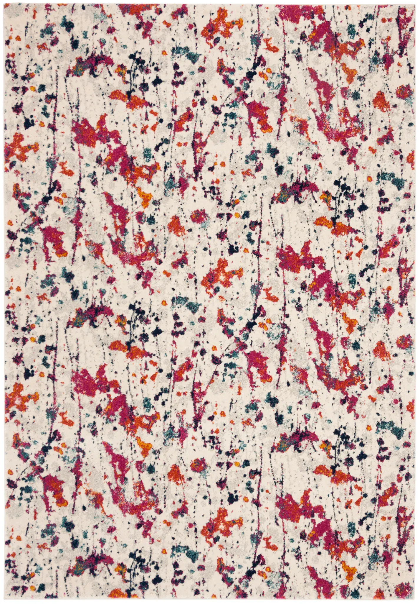 Evoke Abstract Splatter Rug