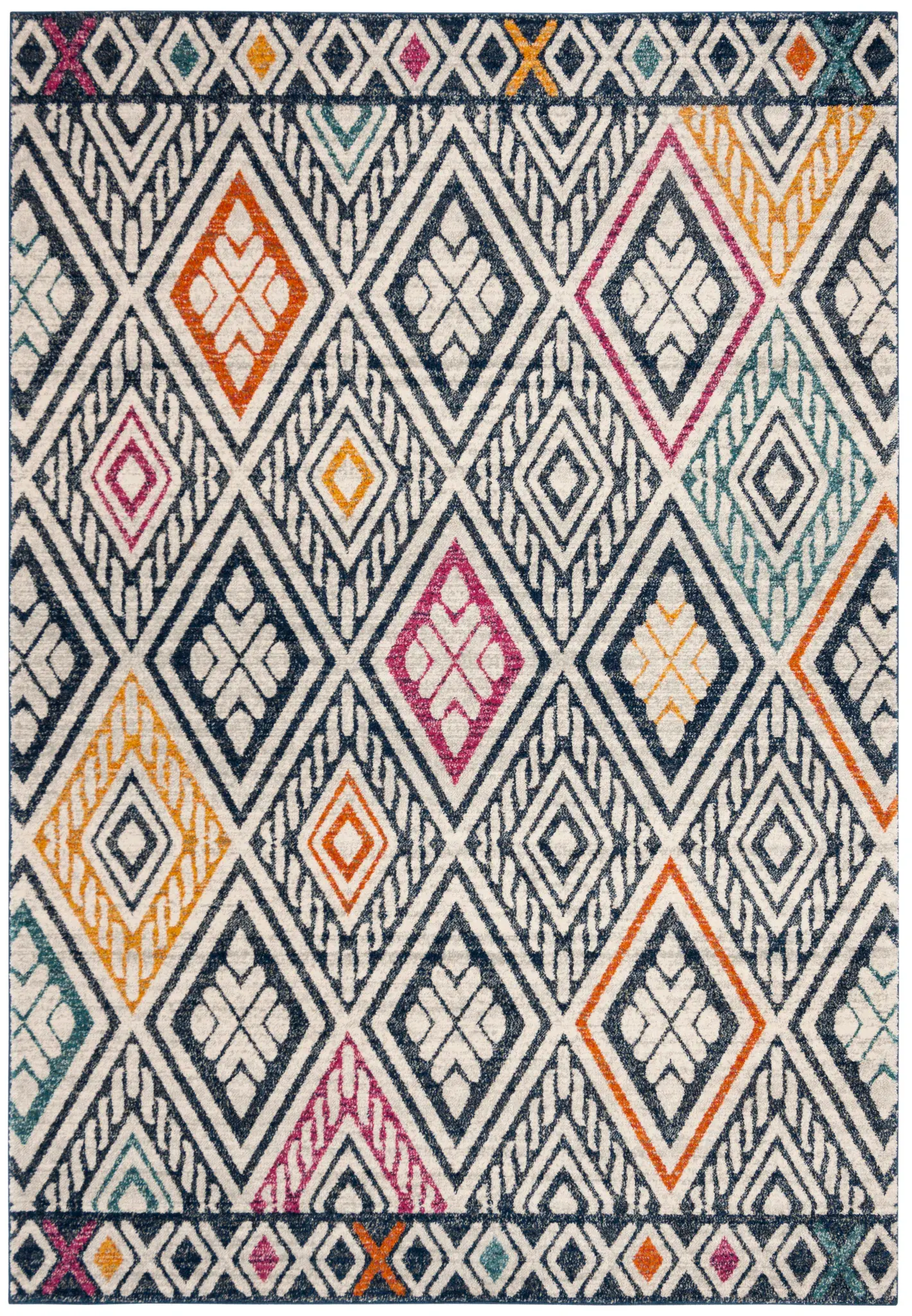 Evoke Diamond Lattice Rug