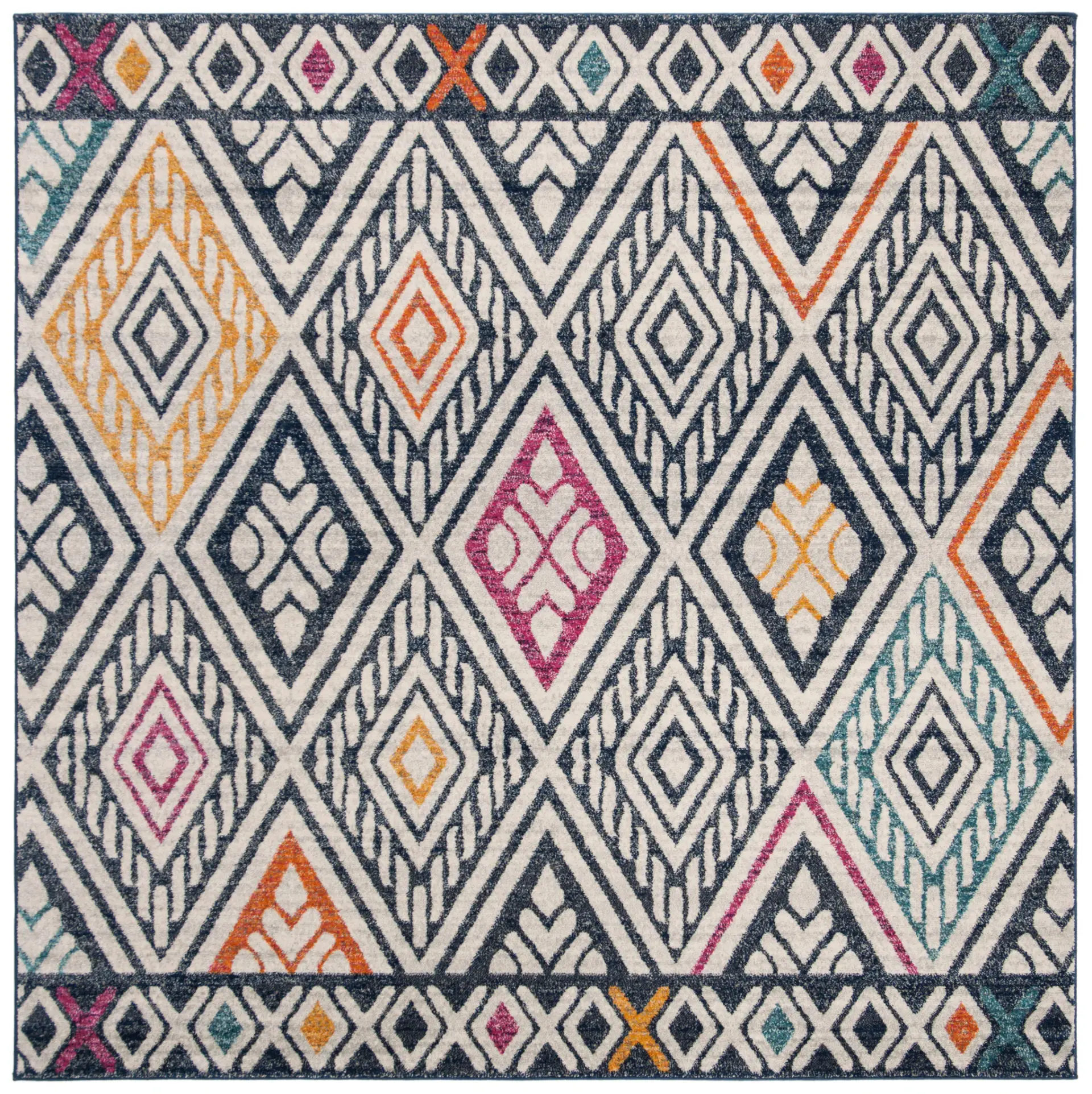 Evoke Diamond Lattice Rug