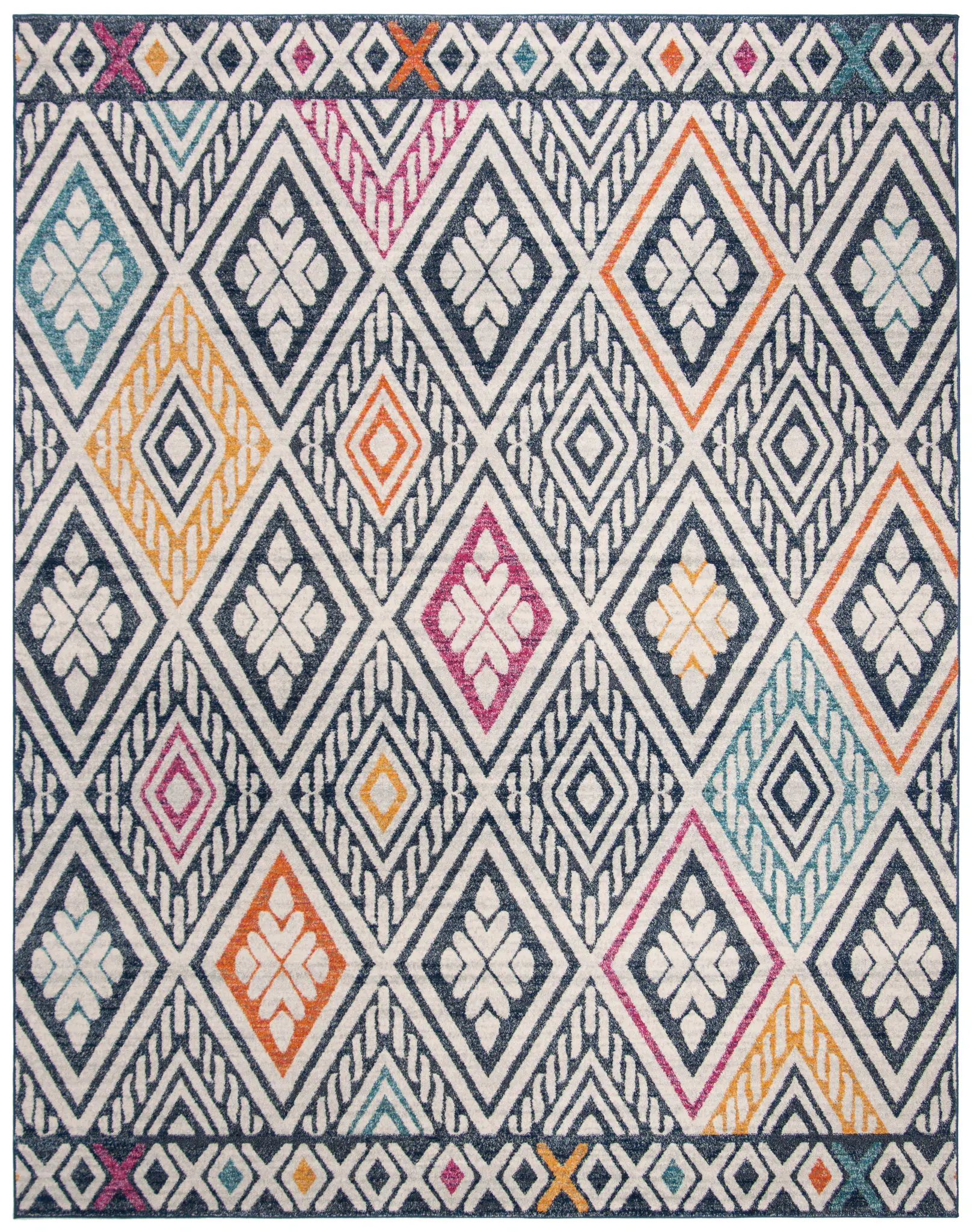 Evoke Diamond Lattice Rug