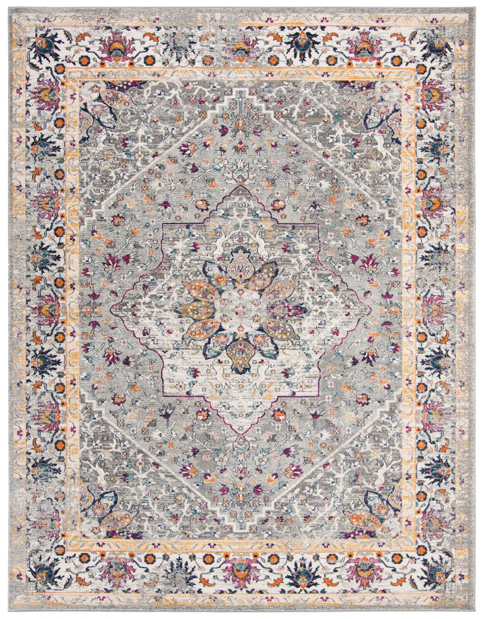 Evoke Diamond Medallion Rug