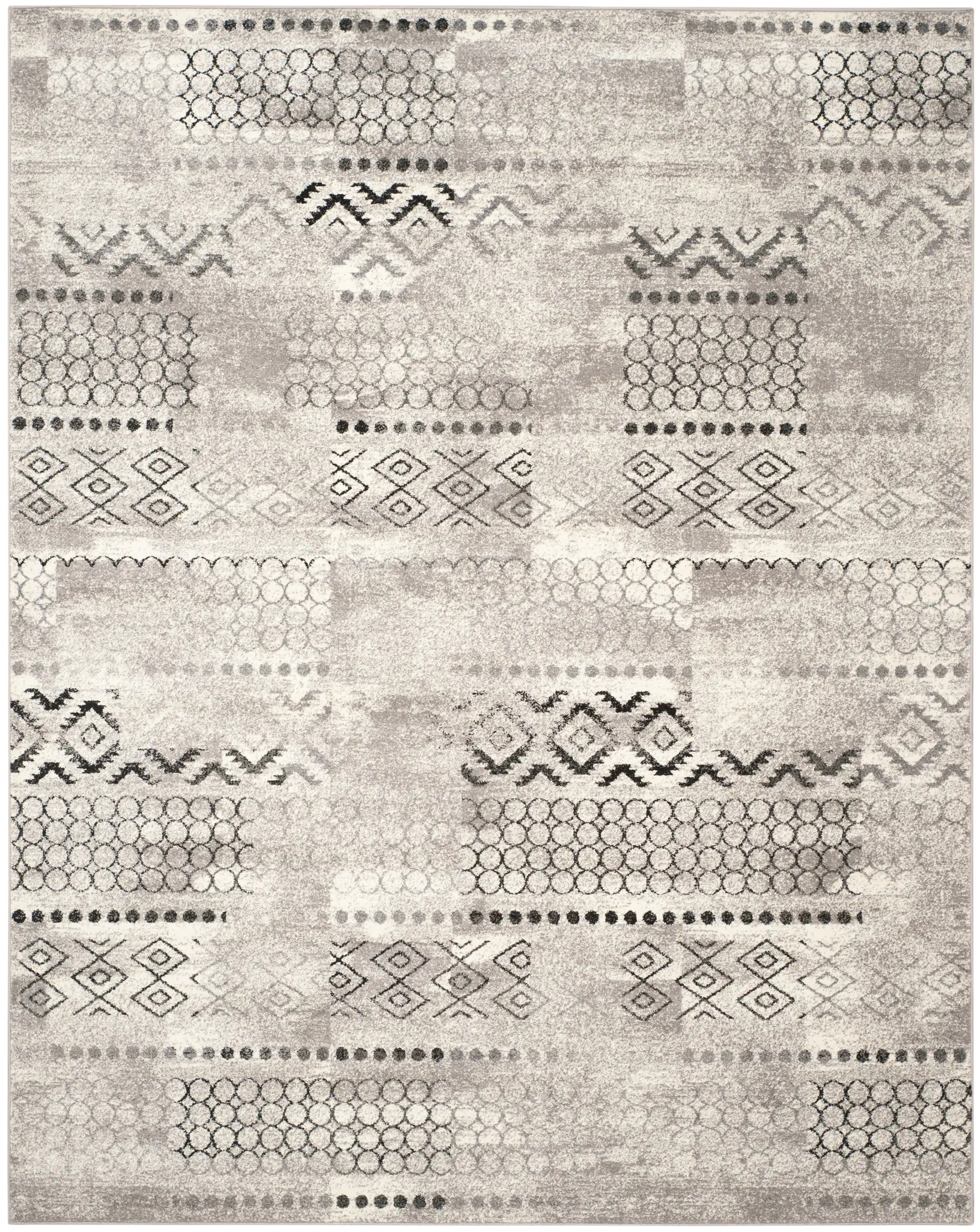 Evoke Distressed Patchwork Rug