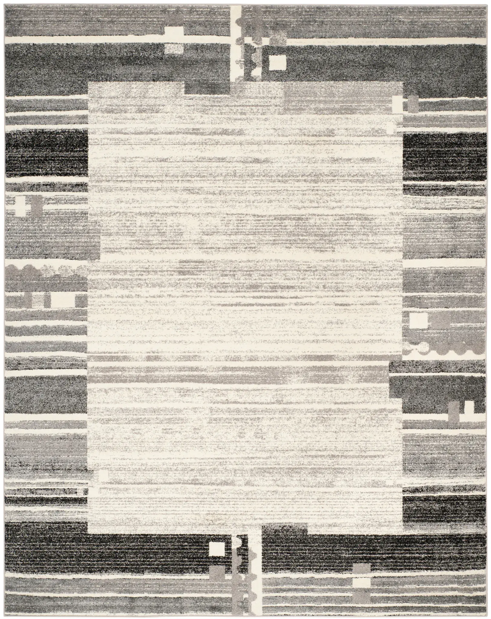 Evoke Modena Abstract Border Rug