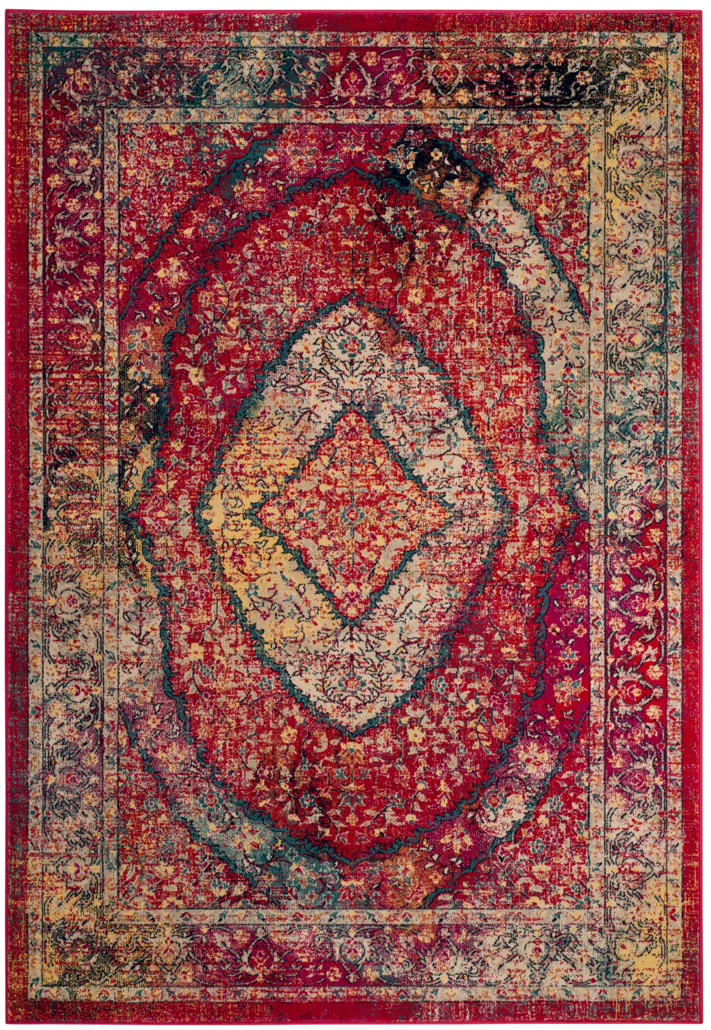 Evoke Concentric Medallion Rug