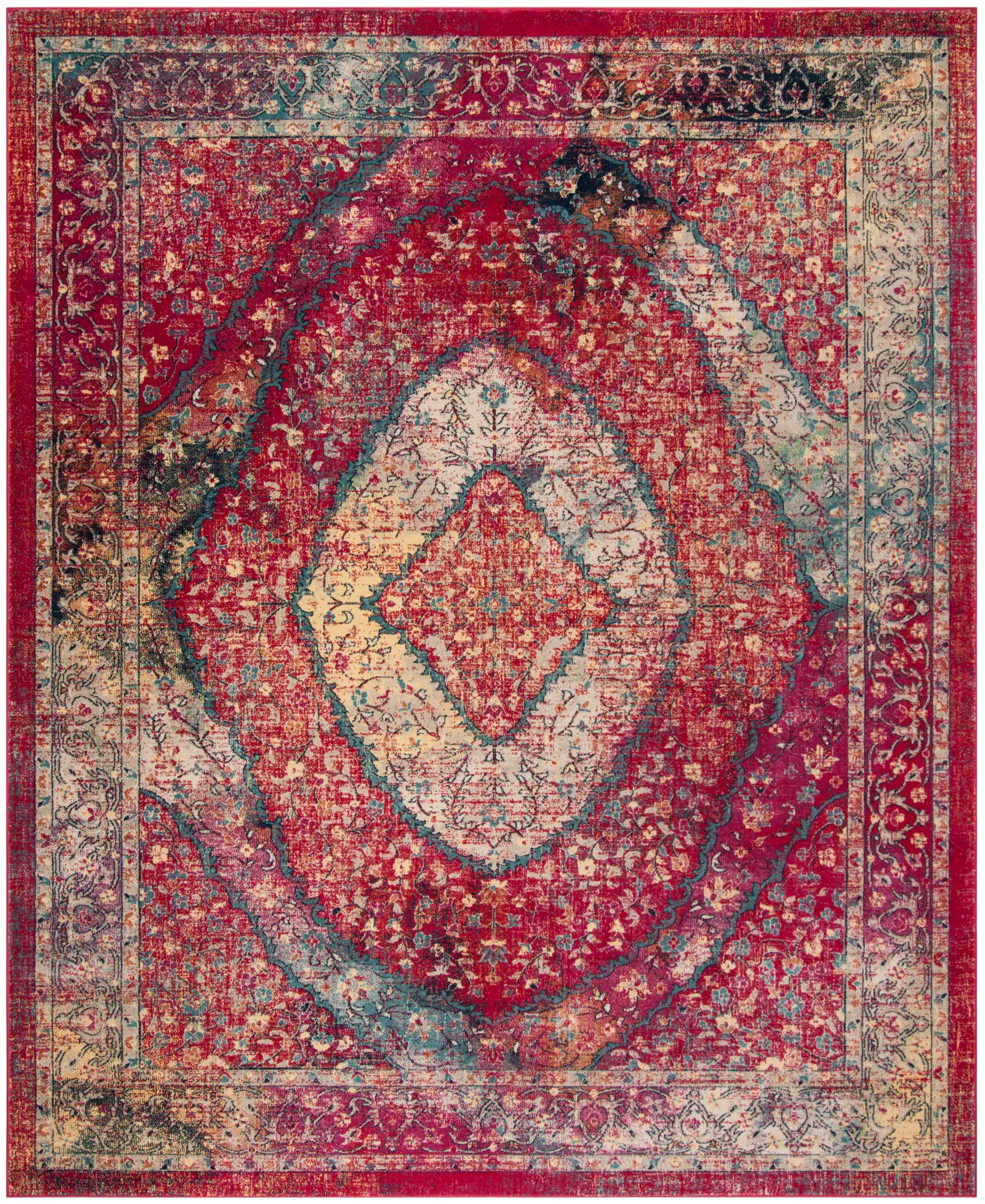 Evoke Concentric Medallion Rug
