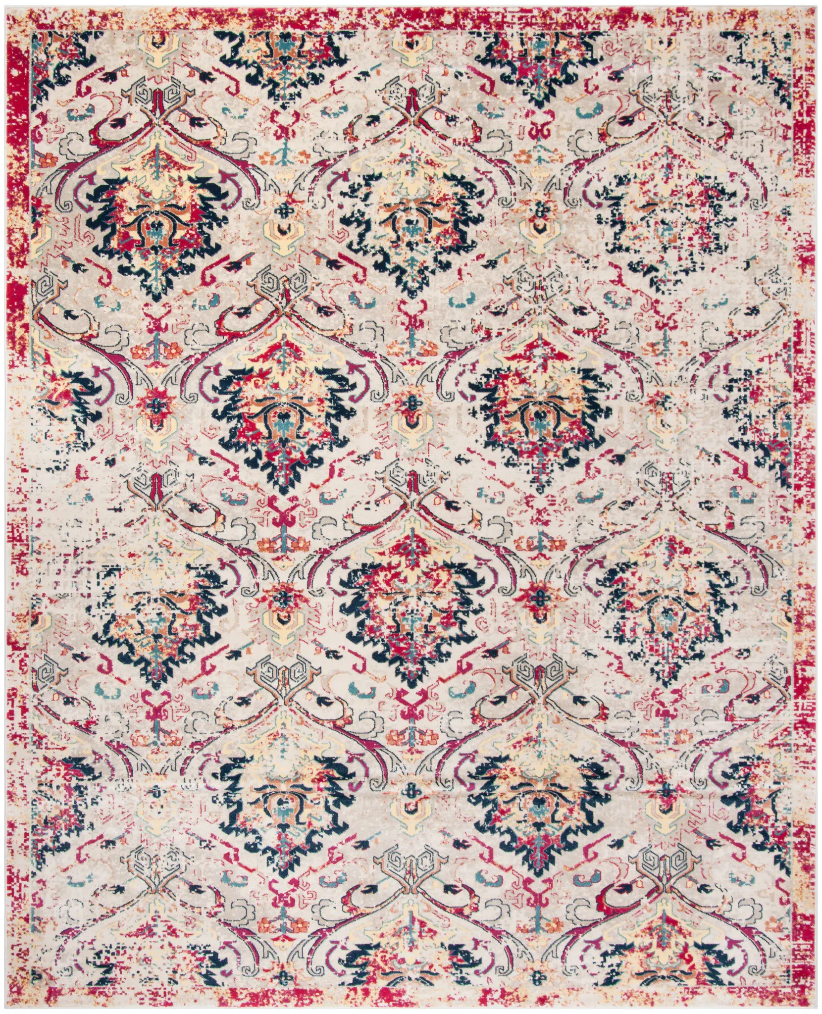 Evoke Distressed Ogee Trellis Rug