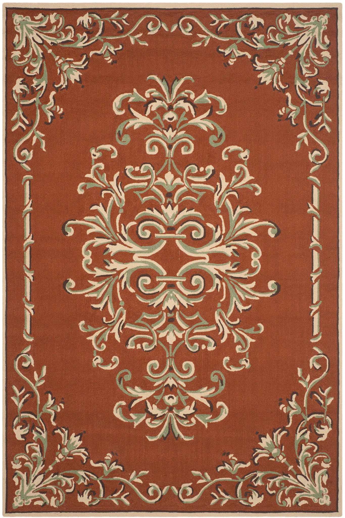 Easy Care Thames Hand-Hooked Rug