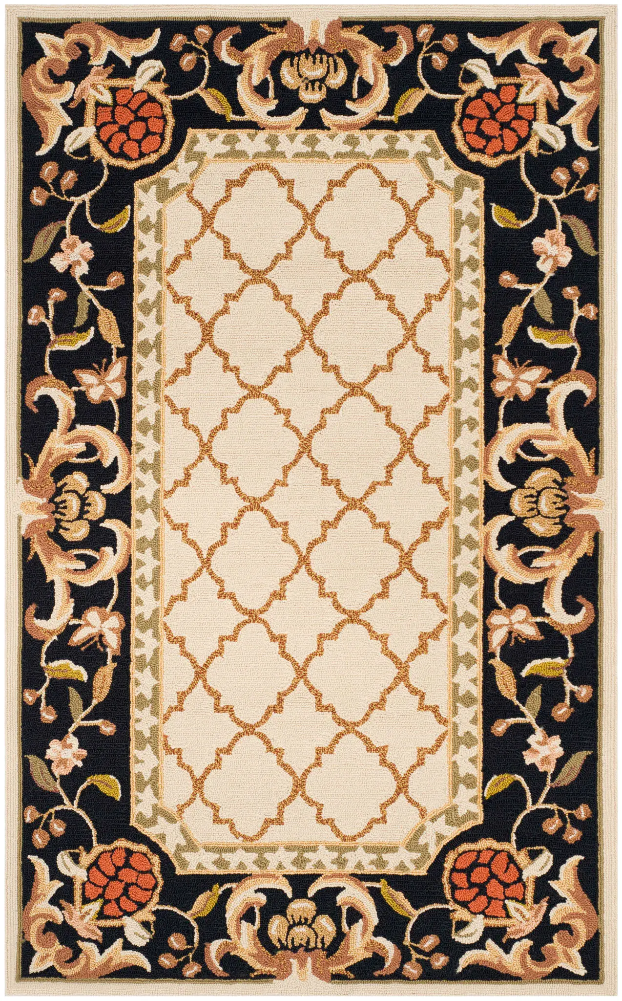 Easy Care Alsace Hand-Hooked Rug
